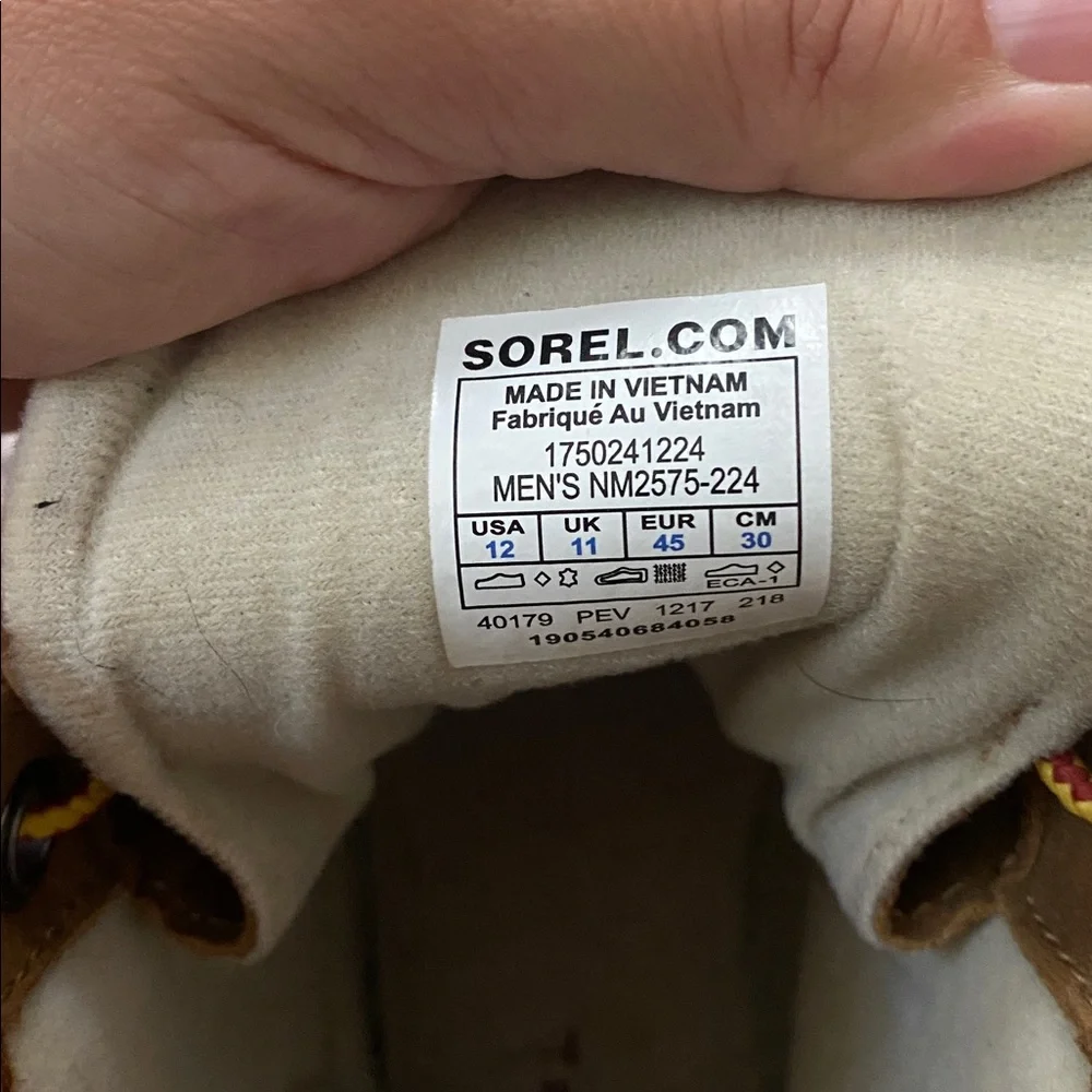 Mens Sorel Cheyenne Duck Boots size 12 - Picture 8 of 8